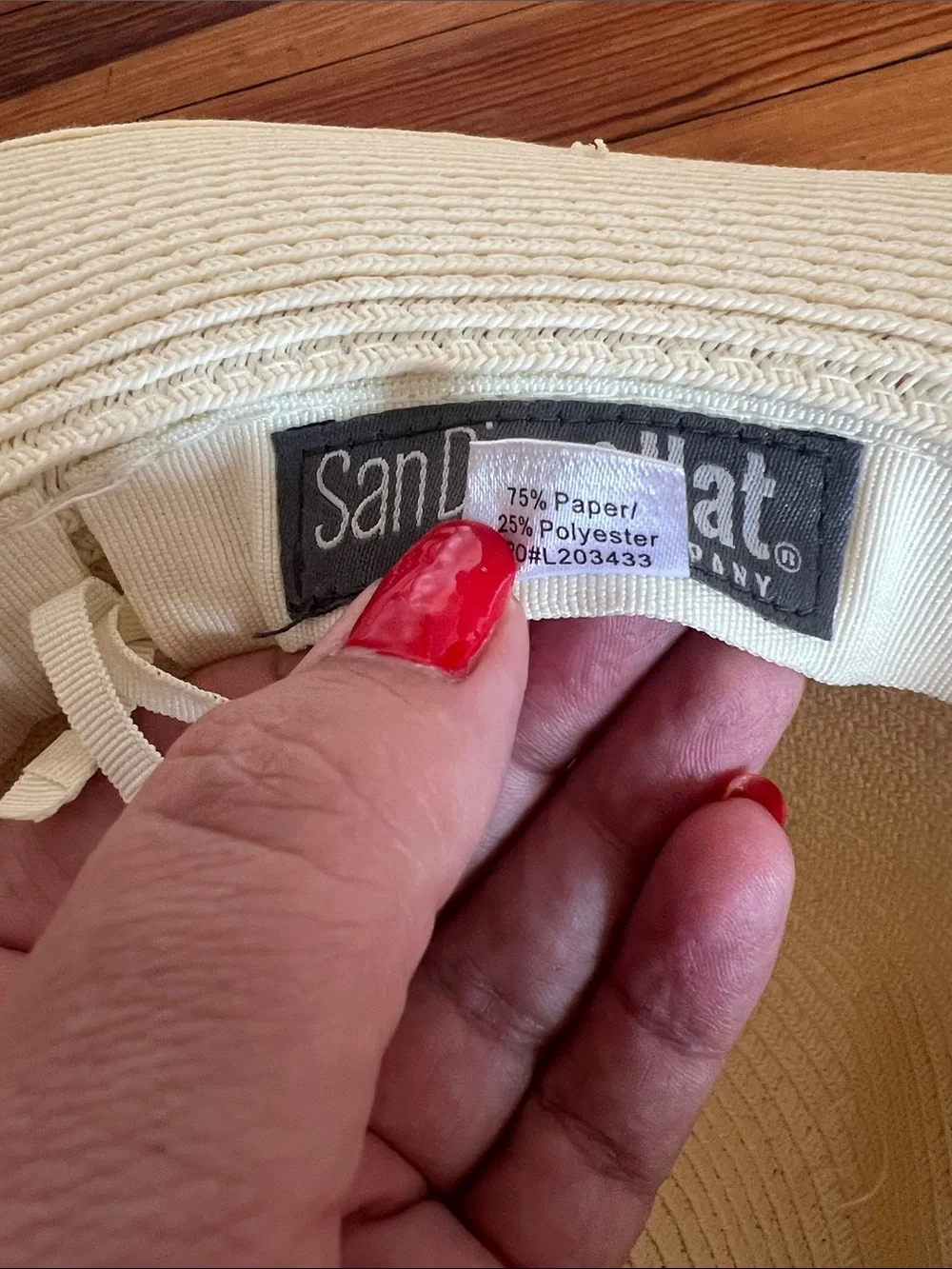 San Diego Hat Company Straw Fedora Wide Brim Snakeskin Print Paper Braid Sun Hat